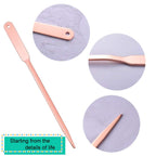 WXJ13 بسته 2 عددی بازکننده نامه‌ها از جنس استیل ضدزنگ سبک وزن، برش‌دهنده پاکت دستی، نقره‌ای و رزگلد