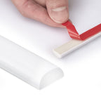 Art3dwallpanels 10 Ft Flexible Peel and Stick Trim Molding for Backsplash Tile Edge, Self-Adhesive Wall Trim for Corner Decor, 120x0.47x0.2 Inch White - Grand Goldman