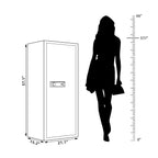 KAER 8-12 Gun Safe Multi-function Gun Safe, Gun Safe for Rifles and Pistols, Gun Cabinet, Large Gun Safe for Home Rifles and Shotguns, Electronic Gun Cabinet with Removable Shelf and Gun Rack (1450)