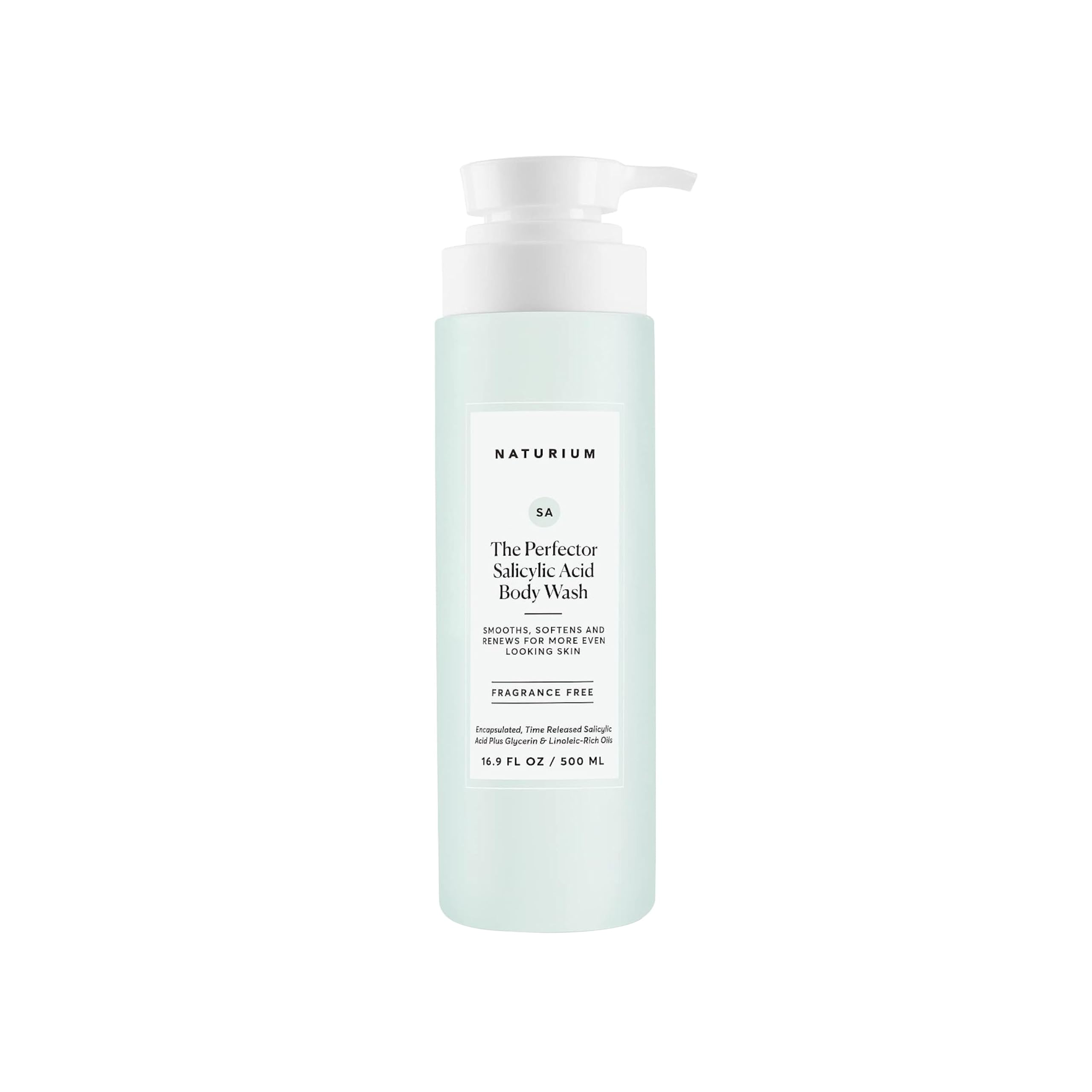 Naturium The Booster Hyaluronic Acid Body Wash, Hydrating & Moisturizing plus Minimizes Dryness, with Glycerin & Vitamin B5, 16.9 oz