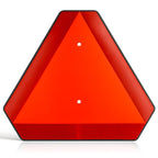 Slow Moving Vehicle Safety Sign,Slow Moving Vehicle Triangle Sign,Plastic 14"x16" Engineering Grade Reflective for Golf Cart (Plastic)