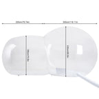 GCIUEMMH aufblasbare Bubble-Hauskuppel für Kinder - klares PVC aufblasbares Bubble-Hauszelt mit Tunnel, Bubble-Ballonhaus mit 300W Luftgebläse, Luftpumpe, aufblasbare Kuppel, Outdoor-Bubble-Zelt für Kinder