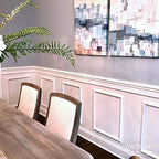 Ekena Millwork PNL20X24AS-02 20"W x 24"H x 1/2"P Ashford Molded Scalloped Wainscot Wall Panel