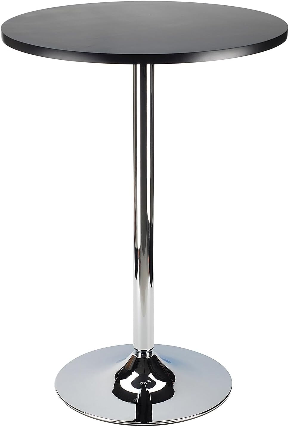 Winsome Spectrum-Pub-Table, Black & Chrome