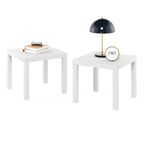 Furinno Classic Homey Square Parsons Side End Table, 1-Pack, Black