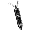 Celtic Cross Bullet Urn Necklaces for Ashes Cremation Jewelry Keepsake Memorial Pendant