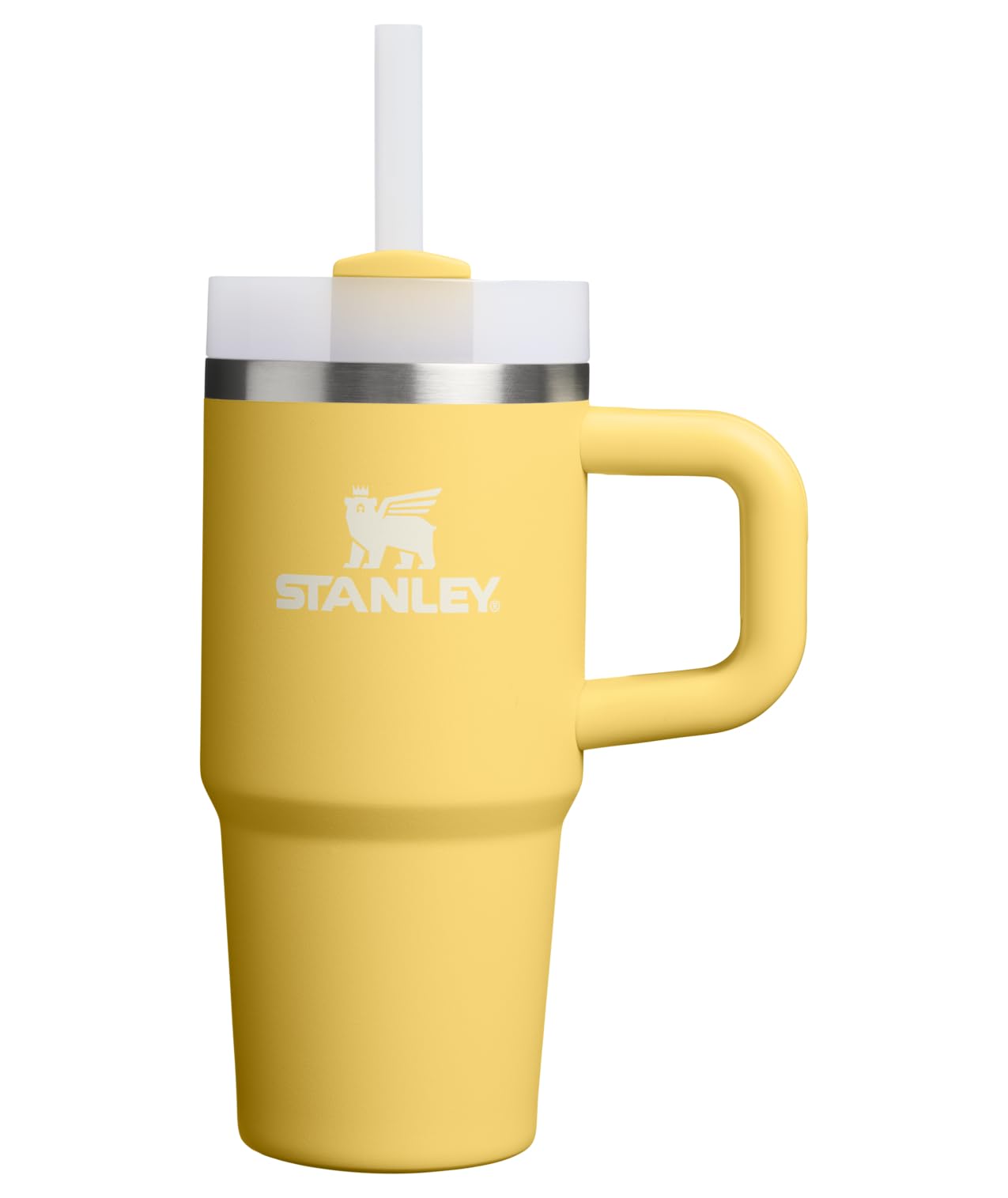 STANLEY Quencher H2.0 Tumbler with Handle and Straw 14 oz | Flowstate 3-Position Lid | Cup Holder Compatible for Travel | Insulated Stainless Steel Cup | BPA-Free | Azure