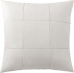 Morden Fort White Leather Love seat and Sofa Set, Modern Luxury and Comfy Furniture Sleeper Couches for Living Room, Apartment, Office, Lounge Room