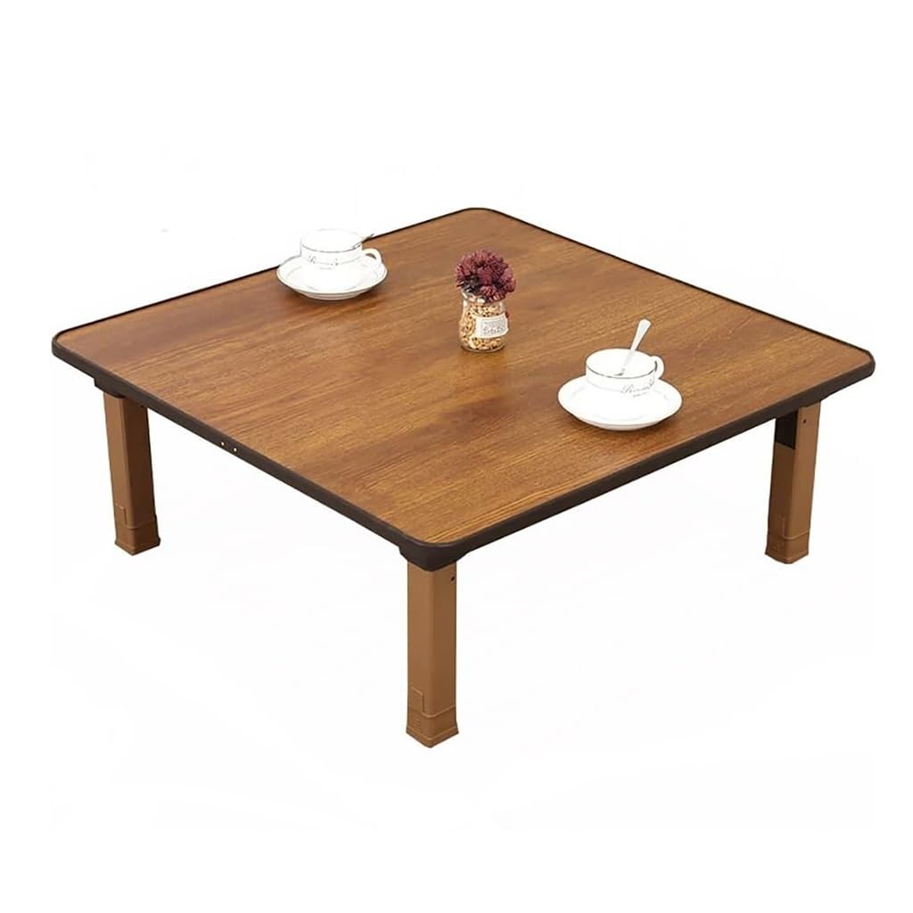 Japanese-Style Square Folding Tea Coffee Table, Low Table, Dining Table, Study Table, Small Desk, for Tatami Sitting On The Floor Bedroom Bay Window Tea Room (Size : 60x60cm)
