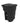 Toter 25564-R1209 Residential Heavy Duty Two Wheeled Trash Can, Blackstone, 64 Gallon