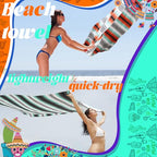 Mexican Throw Blanket Lightweight Serape Outdoor Extra Large Picnic Camping Beach Bedroom Decoration Living Room Accessories Sofa Couch Cover Boho Decor 50" x 68" Gery