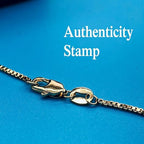 DIFINES Corrente de Colar Caixa de Elo Sólido Amarelo Ouro Real 14k 0,65mm com Fecho Lagosta, Presentes Ideais para Mulheres ou Homens - 20"