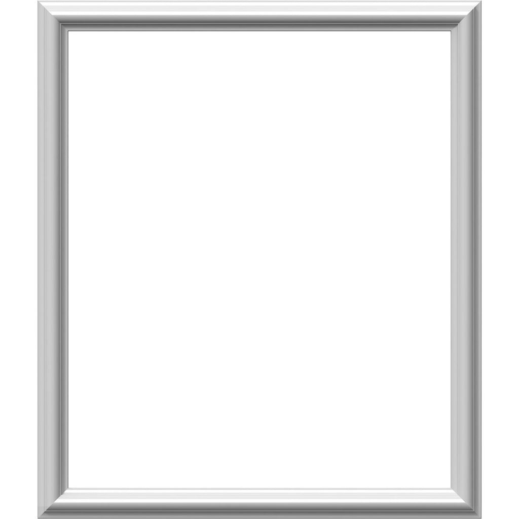 Ekena Millwork PNL24X28AS-01-CASE-2 Ashford Molded Classic Wainscot Wall Panel, 24-in. W x 28-in. H, Factory Primed White, 2 Count