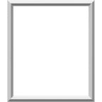 Ekena Millwork PNL24X28AS-01-CASE-2 Ashford Molded Classic Wainscot Wall Panel, 24-in. W x 28-in. H, Factory Primed White, 2 Count
