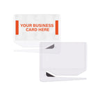 Uncommon Desks Business Card Letter Openers - (100 Pack) (Clear) Professional Letter Openers with Business Card Insert, Perfect Promotional Item for Business
