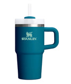 STANLEY Quencher H2.0 Tumbler with Handle and Straw 14 oz | Flowstate 3-Position Lid | Cup Holder Compatible for Travel | Insulated Stainless Steel Cup | BPA-Free | Azure