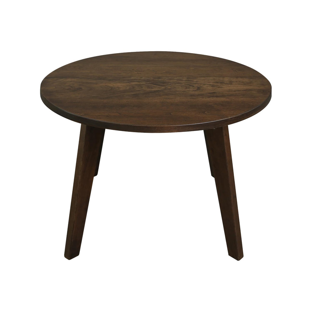 American Trails Genuine 100% Hardwood Round Coffee Table - Hand-Wiped Walnut