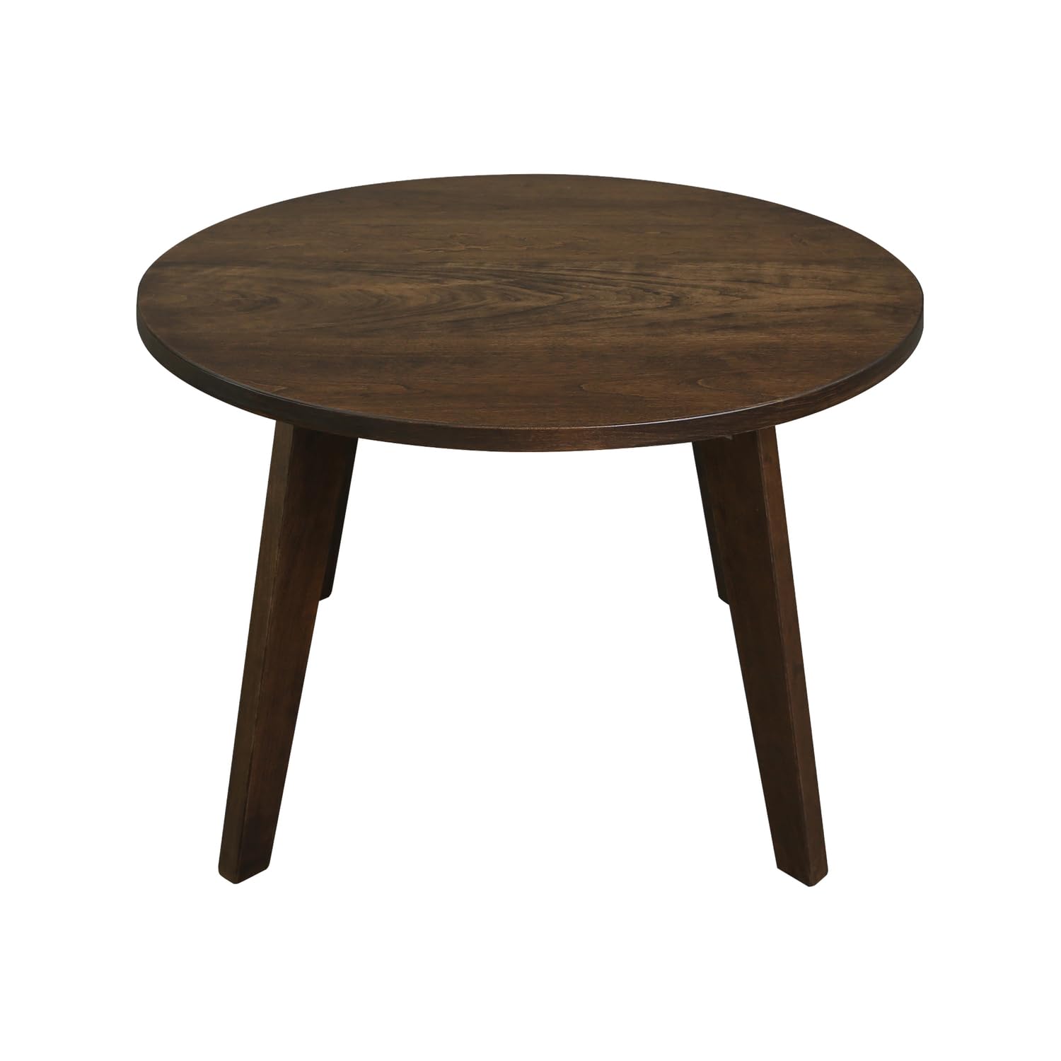 American Trails Genuine 100% Hardwood Round Coffee Table - Hand-Wiped Walnut