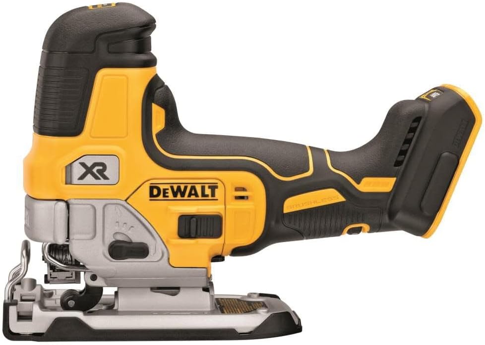 DEWALT 20V MAX Jig Saw, Cordless, Barrel Grip, 3,200 Blade Speed, Bare Tool Only (DCS335B)