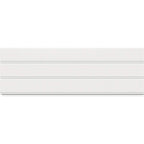 Ekena Millwork WPKPBBPK Reversible Beadboard/Nickel Gap Wainscoting (4/PK), 7 1/4"H x 96"L, Factory Primed White