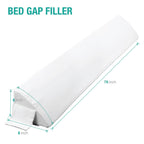 Vekkia King Bed Wedge Pillow for Headboard/Wedge Pillow Headboard/Bed Gap Filler/Headboard Pillow,Pillow Wedge for Headboard Gap Between Mattress and Headboard,Stop Loosing Your Pillows(White)