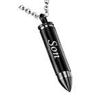 Celtic Cross Bullet Urn Necklaces for Ashes Cremation Jewelry Keepsake Memorial Pendant