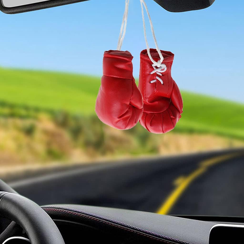 Mini Boxing Gloves - Miniature Accessories for Hanging Bag, Decorative Toys for Home, Car, Christmas Party Decor