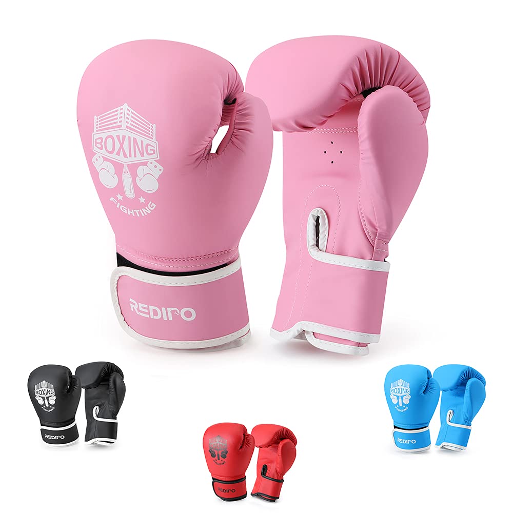 Kids Boxing Gloves, Sponge Foam Training Sparring Gloves Thai Kick Boxing for Kid and Youth, Suitable for Boys and Girls Age 3 to 9 Years