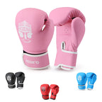 Kids Boxing Gloves, Sponge Foam Training Sparring Gloves Thai Kick Boxing for Kid and Youth, Suitable for Boys and Girls Age 3 to 9 Years