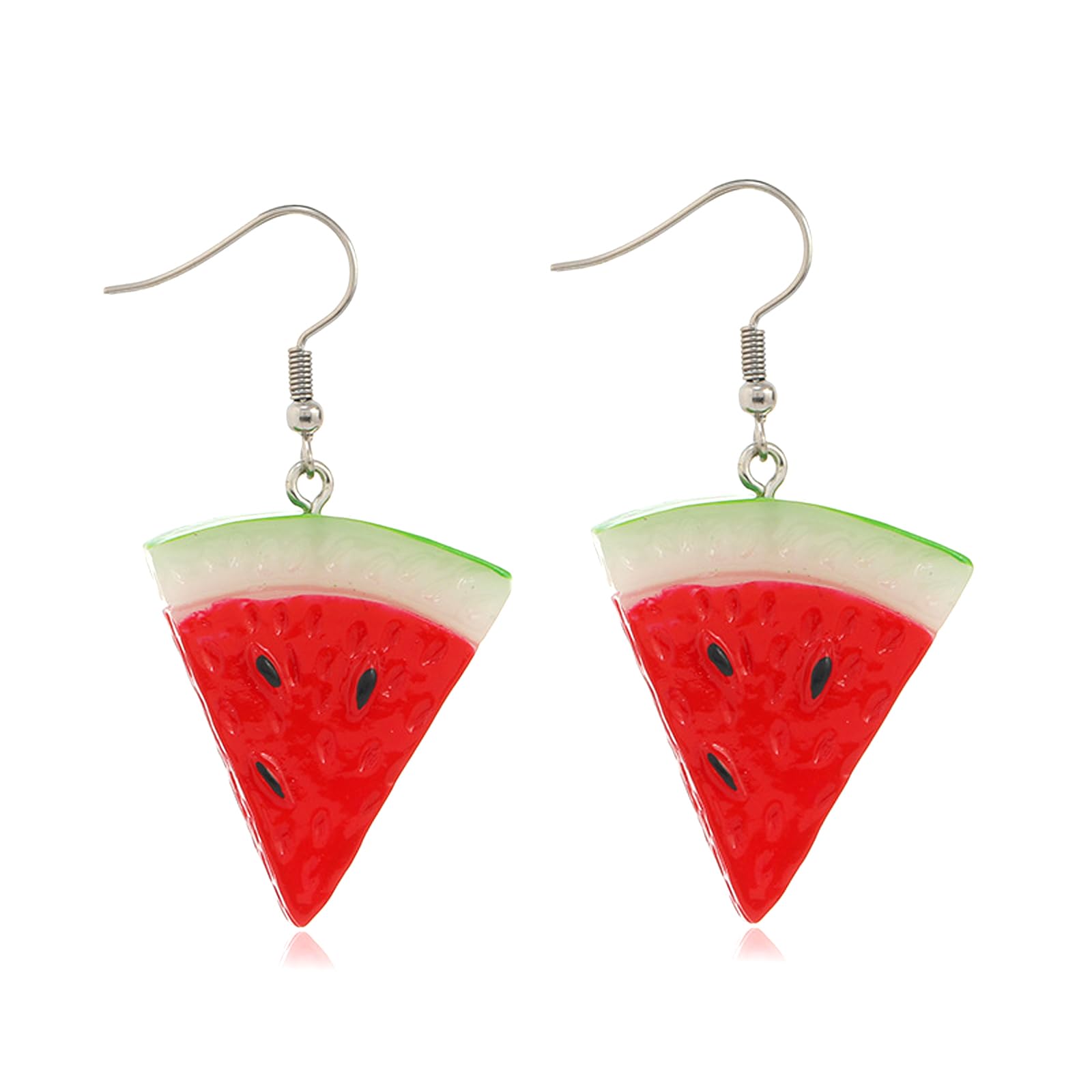 Cute Fruit Earrings for Women Fun 3D Pomegranate Lemon Cherry Strawberry Earrings Acrylic Resin Creative Food Earrings Funny Unique Earrings Jewelry Gift