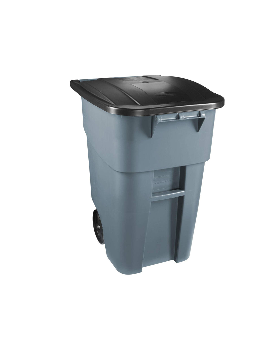 Rubbermaid Commercial Products BRUTE Rollout Heavy-Duty Wheeled Recycling Can/Bin, 50-Gallon, Blue Recycling, for Restaurants/Hospitals/Offices/Warehouses/Garage