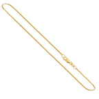 VOGREX 14K Real Solid Yellow Gold 0.7mm Box Chain Necklace with Lobster Clasp for Men and Women -16" - Grand Goldman