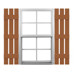 Mid America 00031259471 Standard Size Three Board Spaced, w/Installation Lok's & Matching Screws (Per Pair) Vinyl Shutters, 59-in. H, 471-Treated Cedar