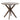 Giantex 36" Round Wood Dining Table, Farmhouse Kitchen Table with Intersecting Pedestal Base & Solid Rubber Wood Legs, Vintage Coffee Tables for Dinette, Small Spaces, Restaurant, White