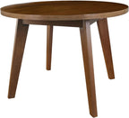 American Trails Genuine 100% Hardwood Round Coffee Table - Hand-Wiped Walnut