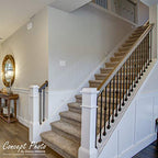 Ekena Millwork WPKPBBPK Reversible Beadboard/Nickel Gap Wainscoting (4/PK), 7 1/4"H x 96"L, Factory Primed White