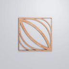 Ekena Millwork WALW16X16X0375OTSCH Otis 3/8"T Decorative Fretwork Wall Panels, 15 3/8"W X 15 3/8"H, Cherry