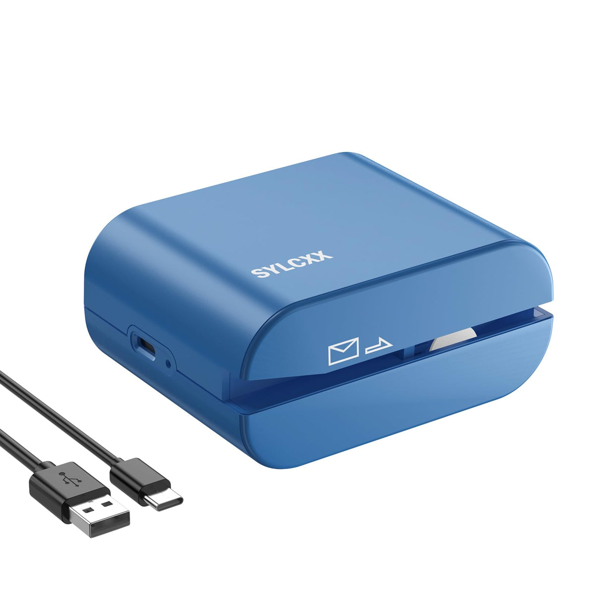 Rechargeable Electric Letter Opener - Electric Envelope Opener, Letter Openers Envelope Slitter for Office & Home Desks, Mail Openers with Safe Cutting and Portable Design