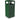 Commercial Zone-73290199 PolyTec 42 Gallon Square Waste Container with Dome Lid Color: Black