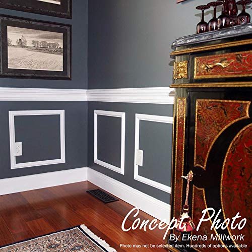 Ekena Millwork PNL22X09LE 21 5/8-Inch W x 8 5/8-Inch H x 5/8-Inch P Legacy Rectangle Wall/Door Panel