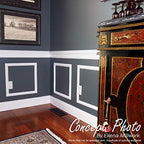 Ekena Millwork PNL20X24AS-02 20"W x 24"H x 1/2"P Ashford Molded Scalloped Wainscot Wall Panel