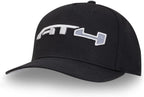 GMC AT4 Topographic Hat - Structured Chino Twill Snapback Cap - Officially Licensed by GM Black