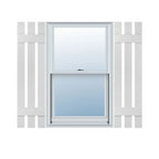 Mid-America 00031255004 Three Board Spaced Vinyl Shutters, 55"H, Wedgewood Blue
