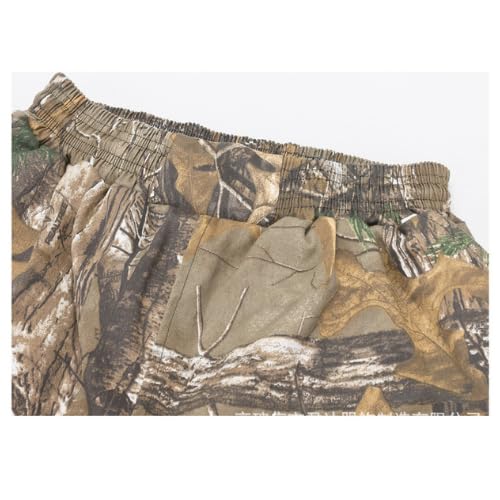 AGCOAH Men's Hot Weather Camouflage Sweat Trailcrest Pants Military Clothing Paintball Pants(Dead Tree-L)