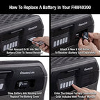 SentrySafe Kohlegrau wasserdichter und feuerfester Safe, Schließfach mit Tastatur für Dokumente und Hängemappen, Außenmaße: 14,1 x 16,6 x 13,8 Zoll, ‎FHW40300