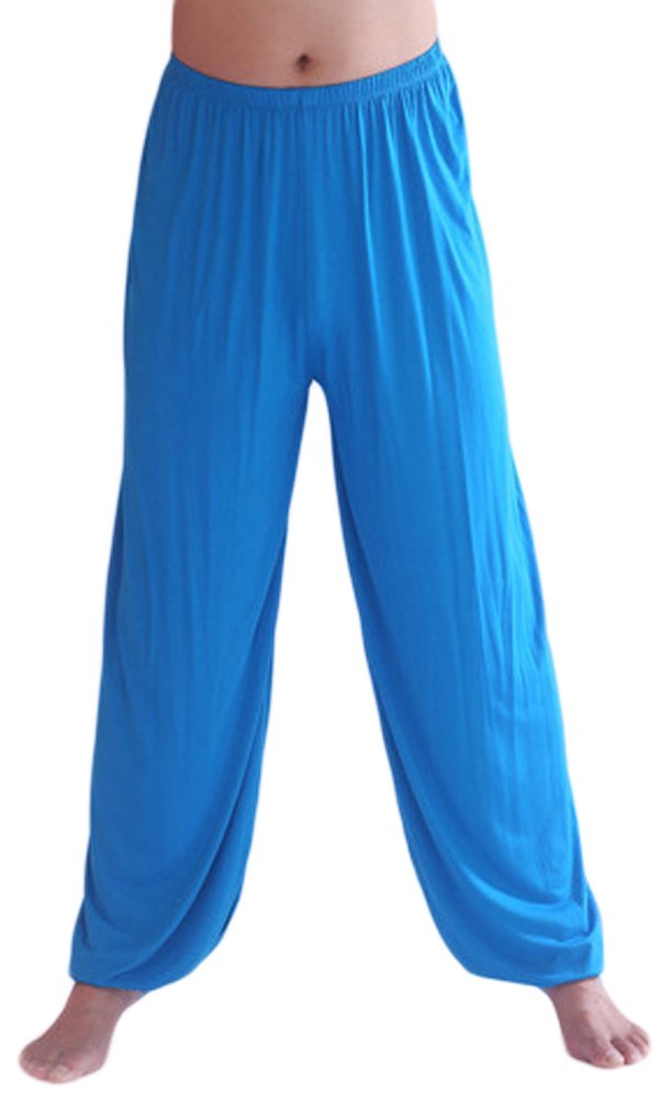 AvaCostume Men's Lightweight Loose Yoga Pants Elastic Waist Modal Yoga Harem Pants