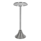 Kate and Laurel Sanzo Modern Pedestal Drink Table, 10 x 10 x 23, Antique Gold, Decorative End Table with Mirrored Tabletop for Use as Small Plant Stand or Cute Martini Table