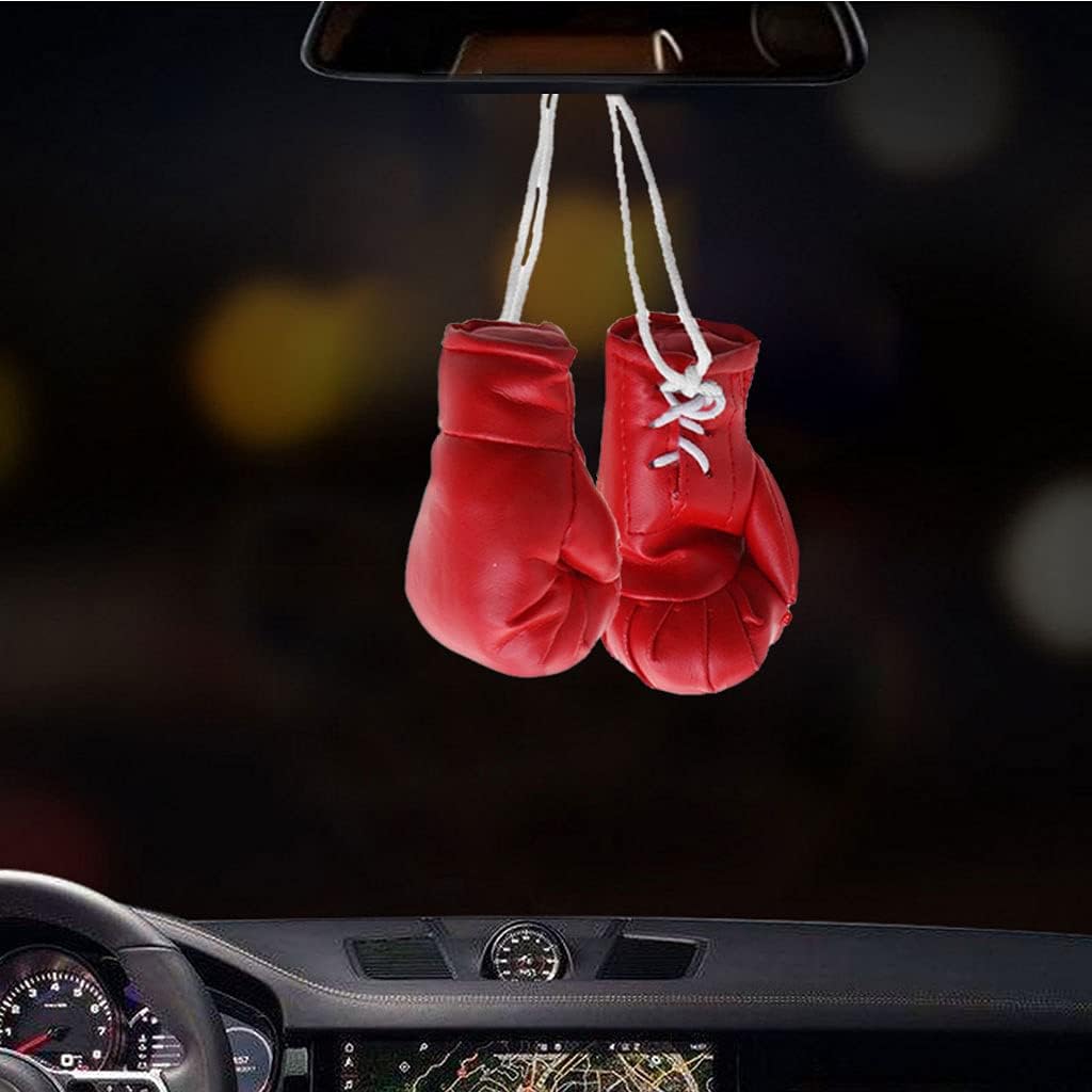 Mini Boxing Gloves - Miniature Accessories for Hanging Bag, Decorative Toys for Home, Car, Christmas Party Decor
