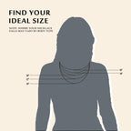 AUSIER Corrente de Corda 2MM de Ouro Amarelo Maciço Real 14k Colar para Mulheres ou Homens, Fecho Lagosta - 20"