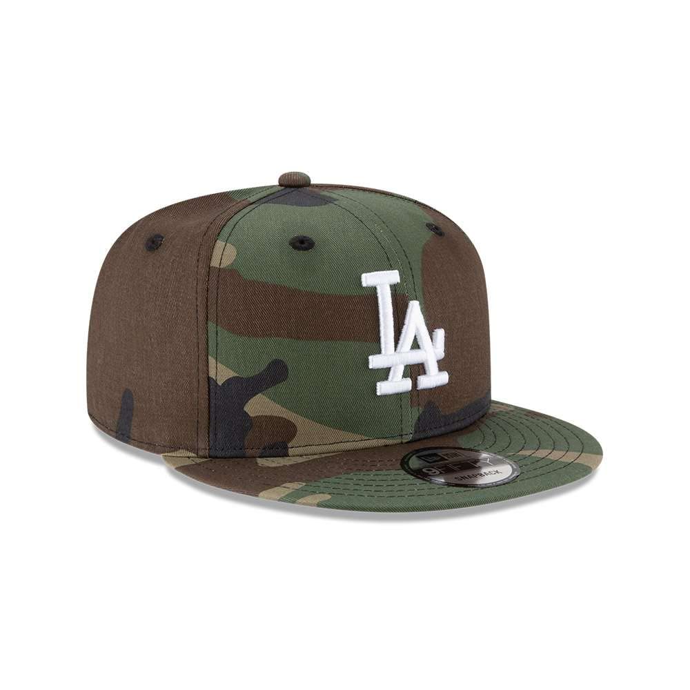 New Era Herre Los Angeles Dodgers Camouflage WDC 9Fifty Justerbar Snapback 950 Kasket